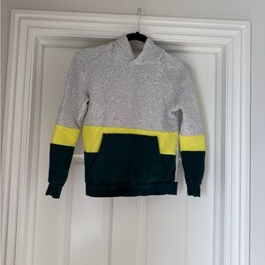H&M Men's Colorblock Sweater - Gray, Yellow, Dark Green